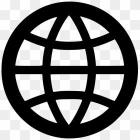 Globe Outline - Web Icon Png Format, Transparent Png - globe outline png