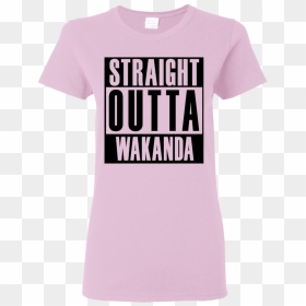 Ladies Straight Outta Wakanda - Sticker, HD Png Download - wakanda png