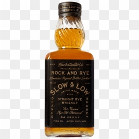 Slow & Low Bottle Shot - Hochstadter's Slow And Low Rock & Rye, HD Png Download - whiskey shot png