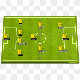 Brazil - Brazil Line Up 2019, HD Png Download - neymar brazil png