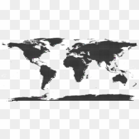 World Map Globe Outline Maps - Northern Bottlenose Whale Distribution, HD Png Download - globe outline png