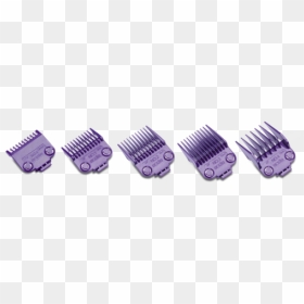 Blue Double Magnetic Guards, HD Png Download - barber comb png