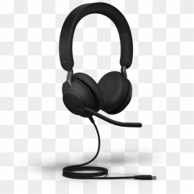 Jabra Evolve2 40 Usb A Uc Stereo Headset, HD Png Download - headsets png