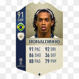 Thierry Henry Fifa 18 World Cup, HD Png Download - ronaldinho png