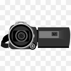 Video Camera, HD Png Download - camera clipart black and white png
