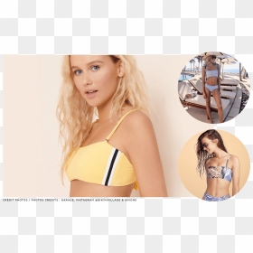 Blond, HD Png Download - swimsuit model png
