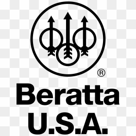 Beretta Usa Logo Black And Ahite - Beretta Logo, HD Png Download - beretta logo png