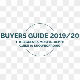 Buyers Guide 2019/20 - Circle, HD Png Download - snowboarder png