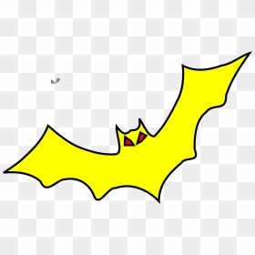 Yellow Bat Clip Art, HD Png Download - bat clipart png