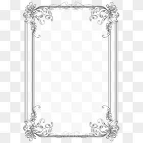 Microsoft Clip Art Borders Camera Clipart - Silver Wedding Frames Clipart, HD Png Download - camera clipart black and white png