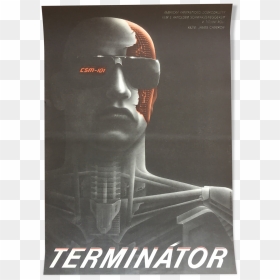 Affiche Cinéma "terminator - Terminator Poster, HD Png Download - terminator arnold png