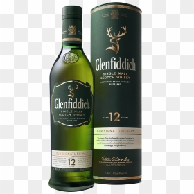 Glenfiddich 12 Year Single Malt Scotch Whisky - Glenfield Whisky 12 Years, HD Png Download - whisky png