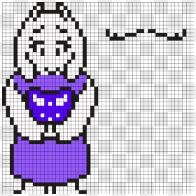 Undertale Toriel Pixel, HD Png Download - undertale toriel png