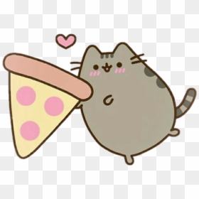 #freetoedit #pusheen #cat #pizza #love #food - Kawaii Pusheen Cat, HD Png Download - pusheen cat png