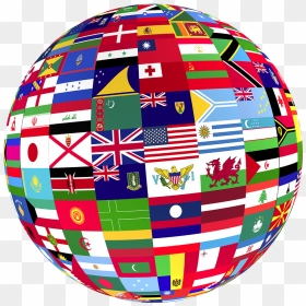 Flags Of The World Globe Icon - Flag Of The United States Virgin Islands, HD Png Download - globe outline png