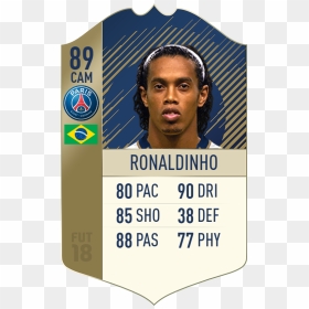 Thierry Henry Fifa 18, HD Png Download - ronaldinho png