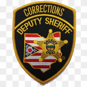 Premier Emblem Ohio Sheriff Patches - Ohio Sheriff Corrections Patch, HD Png Download - sheriff png