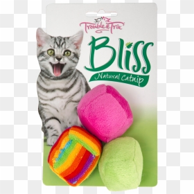 Trouble & Trix Bliss Balls Cat Toy - Pink And Blue Mice Toys Cat Trouble, HD Png Download - cat toy png