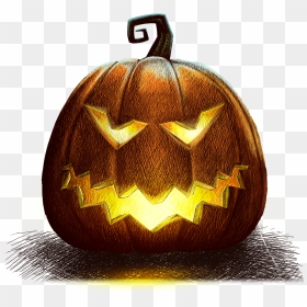 Sals Halloween Pumpkin - Jack-o'-lantern, HD Png Download - halloween pumpkins png