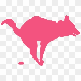 Silhueta Cachorro Cagando, HD Png Download - dog pooping png