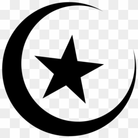 Symbol,crescent,line - Islam Symbol, HD Png Download - muslim symbol png