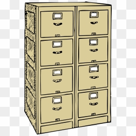 File Cabinets Clipart, HD Png Download - file cabinet png