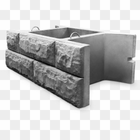 Retaining Wall, HD Png Download - stone block png