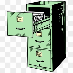 File Cabinets Cabinetry File Folders Drawer Kitchen - Filing Cabinet Clipart, HD Png Download - file cabinet png