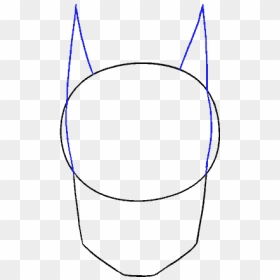 Sketch, HD Png Download - batman face png