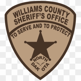 Williams County Sheriffs Office Patch Brown - نادي الكرامة, HD Png Download - sheriff png