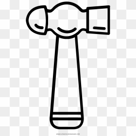Ball Peen Hammer Clipart Black And White, HD Png Download - martillo png