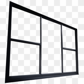 Transparent White Window Frame Png - Double Glazed Windows Black Australia, Png Download - white window frame png