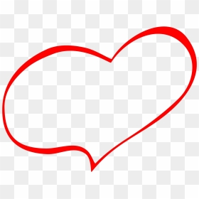 Heart, HD Png Download - red heart outline png