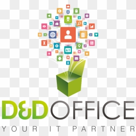 D & D Office - Flat Design, HD Png Download - ricoh logo png