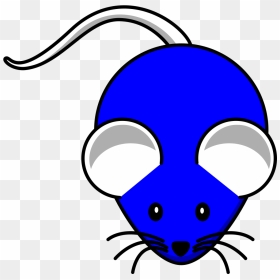 Blue White Mouse Svg Clip Arts - Clip Art Of The Mouse Png, Transparent Png - mouse clipart png