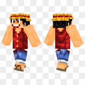 Monkey D Luffy Skin Minecraft, HD Png Download - monkey d luffy png