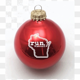 Wisconsin Run State Outline Christmas Ornament - Christmas Ornament, HD Png Download - wisconsin outline png