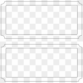 Line Art, HD Png Download - blank movie ticket png