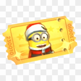 Ticket , Png Download - Minion Rush Golden Tickets, Transparent Png - blank movie ticket png
