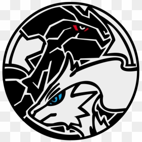 Reshiram And Zekrom Sprite, HD Png Download - zekrom png
