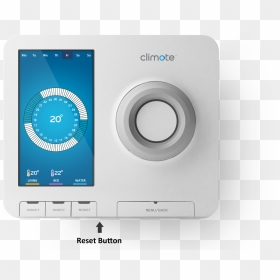Climote Reset Button - Circle, HD Png Download - reset button png