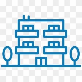 Line Diagram Of Buildings Two Storeys Or Higher - Bodega Icon, HD Png Download - clothing rack png