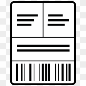 Icon Of A Shipping Label - Shipping Label Icon Png, Transparent Png - shipping icon png