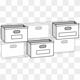 File Cabnet Drawers Clip Arts - Drawers Clip Art, HD Png Download - file cabinet png