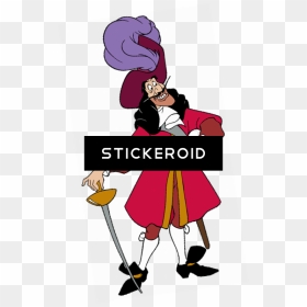 Captain Hook Cartoons Disney Clipart , Png Download - Captain Hook, Transparent Png - captain hook png