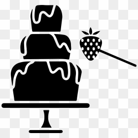 Chocolate Fountain - Black And White Chocolate Fountain Ideas, HD Png Download - chef icon png