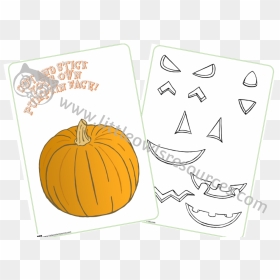 Halloween Cut And Stick Pumpkin Face Activity - Pumpkin, HD Png Download - halloween pumpkins png
