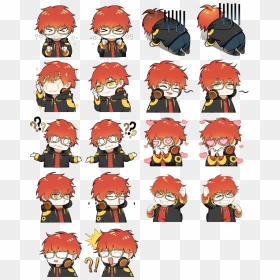 Mobile - Mystic Messenger Emojis 707, HD Png Download - mystic png