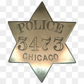 Chicago Police Patrolman Star - Badge, HD Png Download - chicago star png