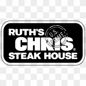 Ruth"s Chris Steak House Logo Black And White - Ruth's Chris, HD Png Download - white house logo png